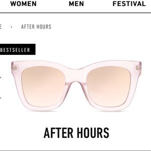 Quay Australia “After Hours” pink sunnies